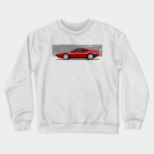 My drawing of the red Maranello Italian classic sports car Crewneck Sweatshirt